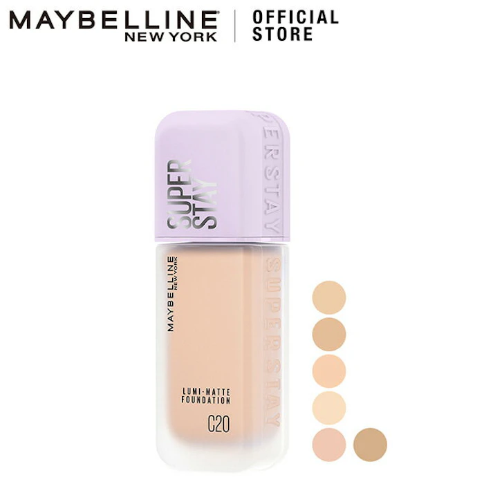 メイベリン SPステイ ルミマット リキッド ファンデーション 35ml Maybelline 送料無料 1枚目