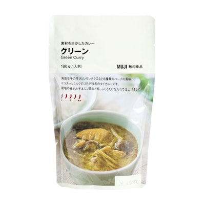 良品計画 素材を生かしたカレー グリーン 1枚目