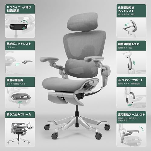 Hinomi オフィスチェア 5枚目