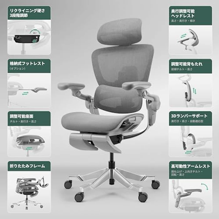 Hinomi オフィスチェア 5枚目