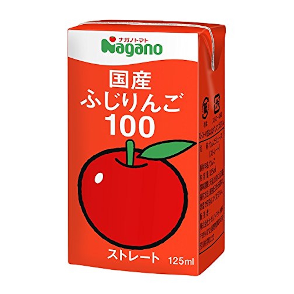 ナガノトマト 国産ふじりんご100 1枚目
