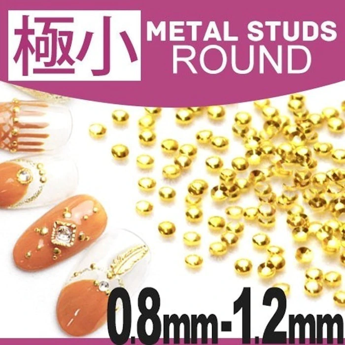ネイルタウン 極小ラウンドメタルスタッズ 0.8mm 2枚目