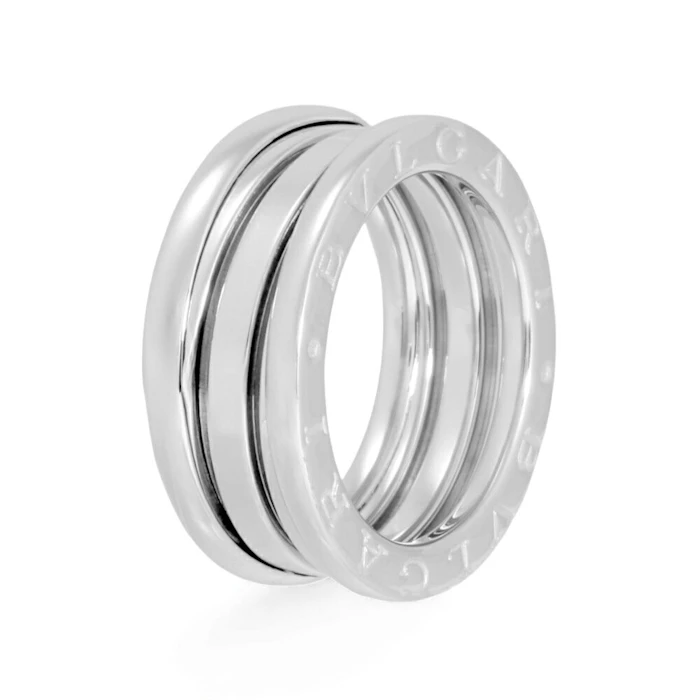 BVLGARI ビー・ゼロワン リング ホワイトゴールド中古 1枚目