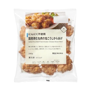 良品計画 にんにく不使用 国産鶏むね肉の塩こうじからあげ 1枚目