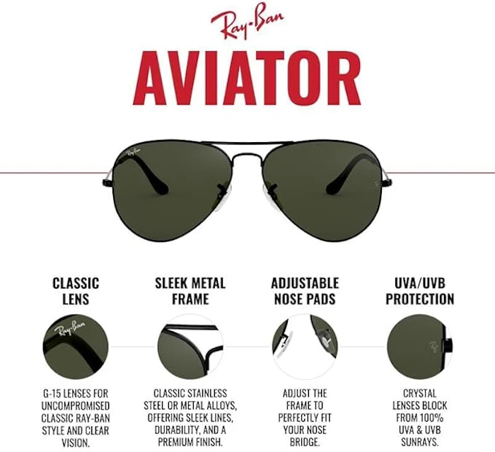 Ray-Ban RB3025 Aviator 3枚目