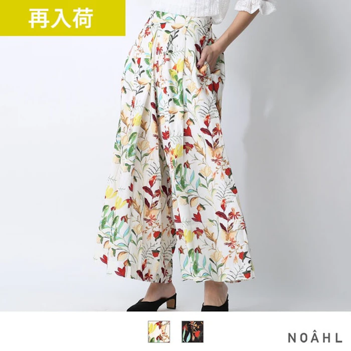 NOAHL 花柄ワイドパンツ 3枚目