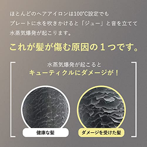 Lupilina®（ルピリーナ）ストレートアイロン ヘアアイロン ストレート 女髪プレート マイナスイオン 髪ツヤ 24秒立ち上がり 8枚目