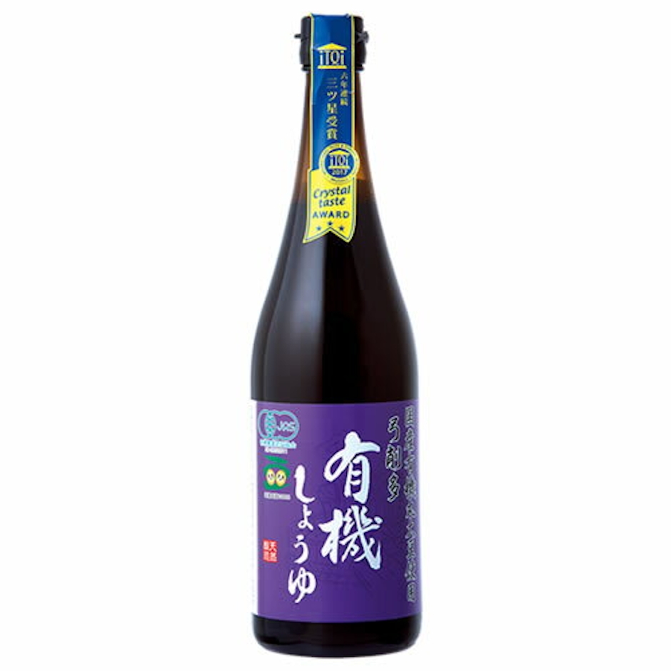弓削多醤油 有機醤油 720ml 国産 有機大豆 天然醸造 醤油 1枚目