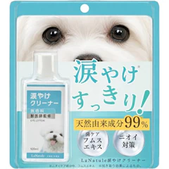 株式会社バウムクーヘン 【獣医師監修】涙やけ クリーナー 液 犬 猫 LaNatule わんちゃんライフ フムスエキス 保湿 100ml premium (涙やけクリーナー) 1枚目