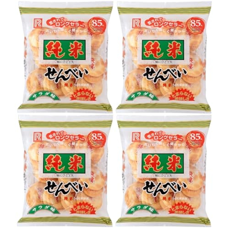 立正堂 純米せんべい サラダ味 1枚目
