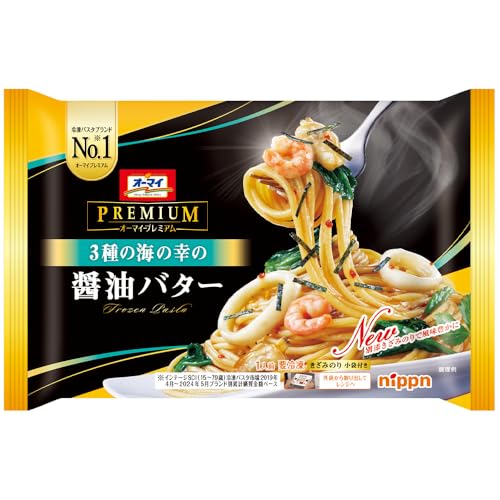 ニップン オーマイプレミアム 海の幸の醤油バター 1枚目