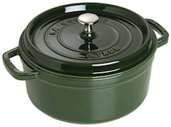 staub ココット ラウンド バジルグリーン 22cm 40509-354-0 1枚目