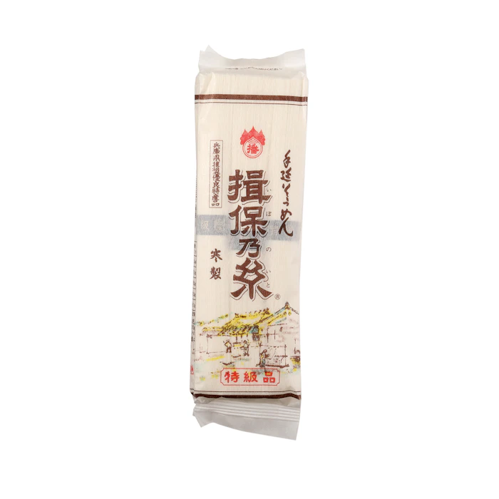 兵庫県手延べそうめん協同組合 揖保乃糸 特級品(黒帯) 1枚目
