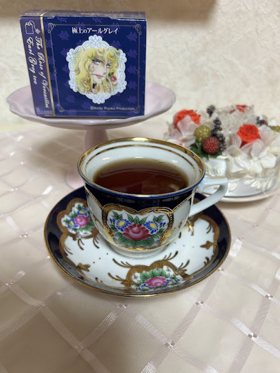 カミネ×神戸紅茶 【ベルサイユのばら紅茶】 極上のアールグレイ ティーバッグ 16P 1枚目