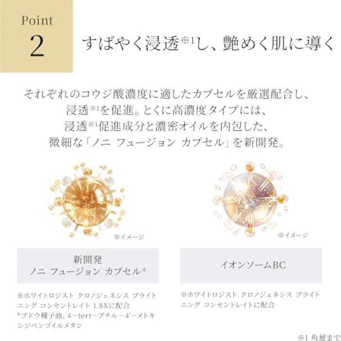 DECORTÉ ホワイトロジスト クロノジェネシス ブライトニング コンセントレイト 1.8X 30mL 5枚目