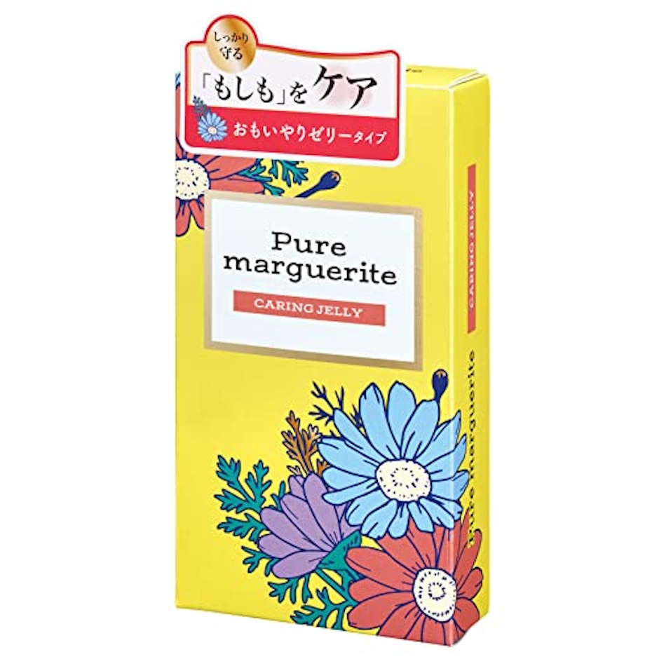 オカモト オカモト ピュアマーガレット ケアリングゼリー/コンドーム 12個入 おもいやりゼリー 1枚目