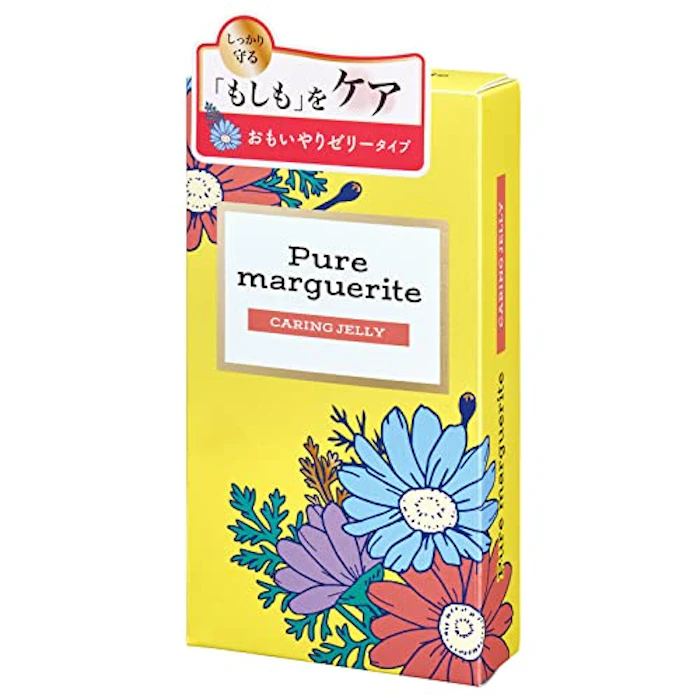 オカモト オカモト ピュアマーガレット ケアリングゼリー/コンドーム 12個入 おもいやりゼリー 1枚目