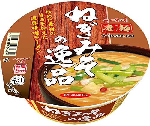 ヤマダイ㈱ ニュータッチ 凄麺ねぎみその逸品 133g ×12個 1枚目