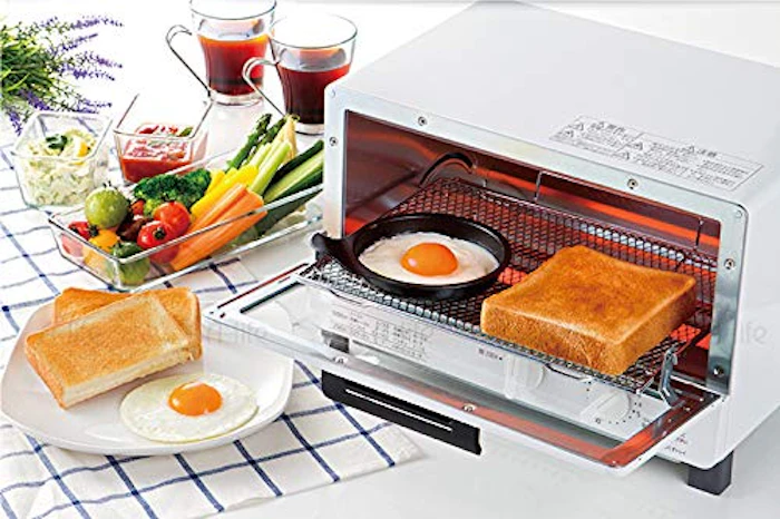T3 目玉焼きプレート 2個 日本製 オーブントースター 用 フッ素 Wコート 時短 簡単 クッキング 調理器 便利 キッチン アルミ 5枚目