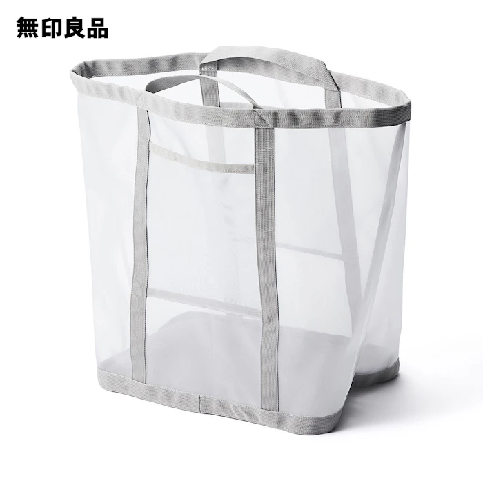 無印良品 ナイロンメッシュランドリーバッグ 小 2枚目