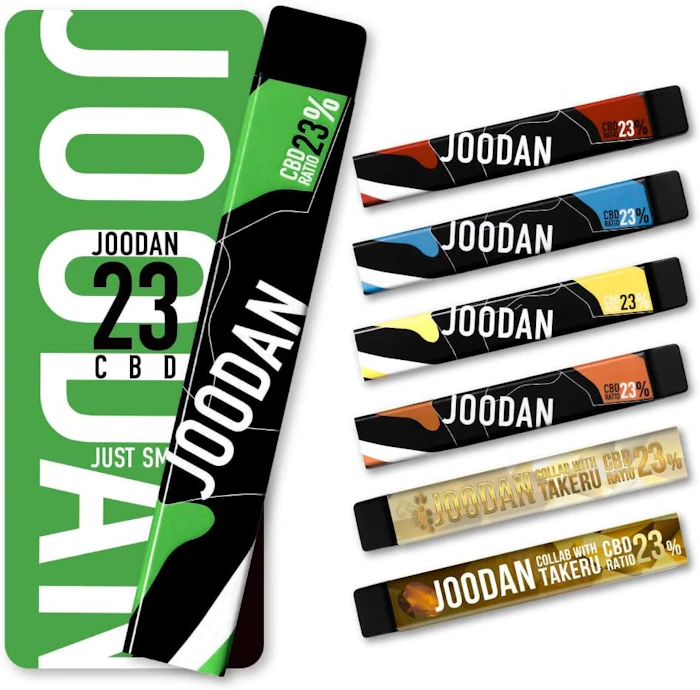 JOODAN CBD 使い捨て べイプ 初心者向け 23% JOODAN 1.0ml CBD230mg ペン 電子タバコ 7フレーバー ニコチン/タール/THC0 メンテナンス不要 禁煙 日本製 ペン ポケットシーシャ vape 約300回吸引可能 武尊コラボ 1枚目