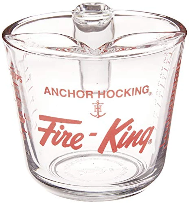アンカーホッキング 耐熱ガラスの計量カップ / Fire King ファイヤーキング(500mL) 4枚目