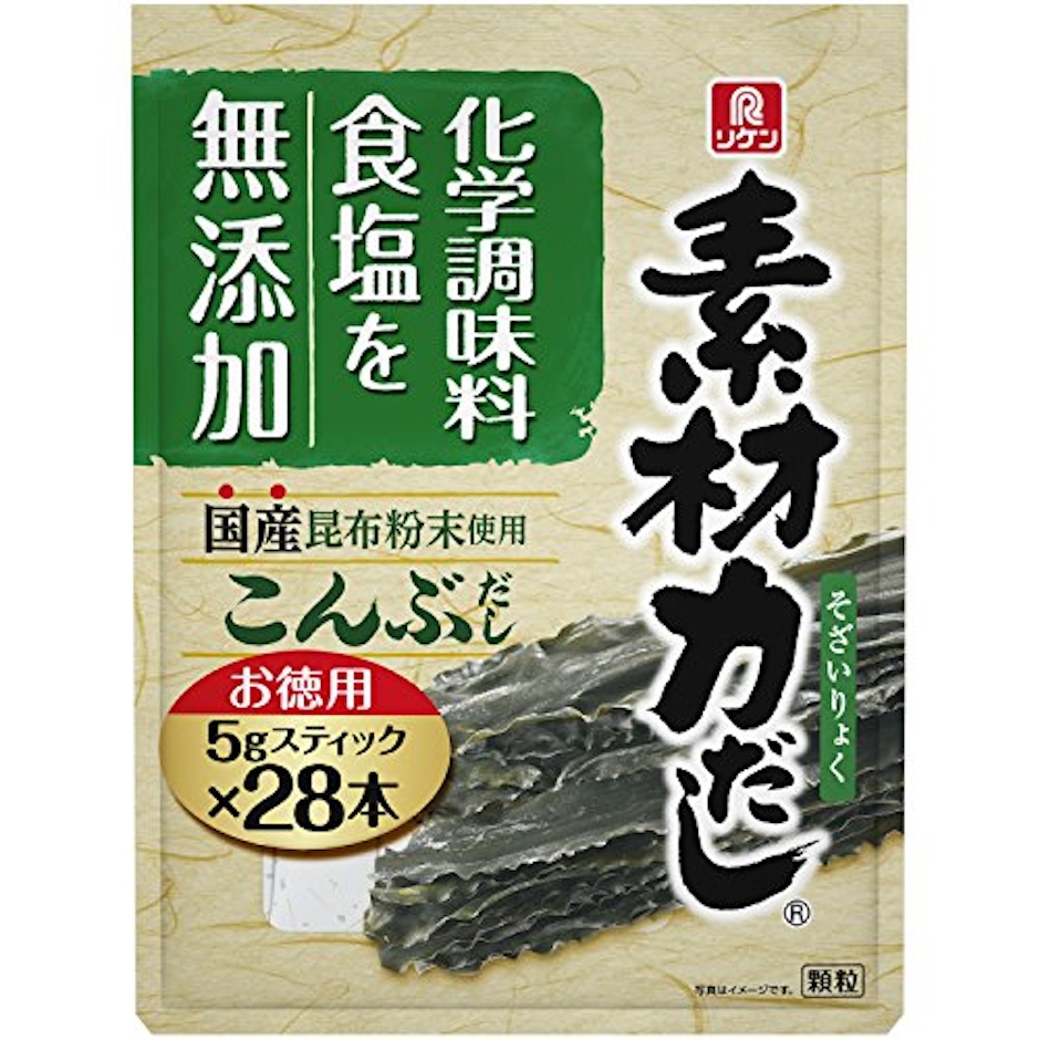 理研ビタミン 素材力 無添加こんぶだし お徳用 1枚目