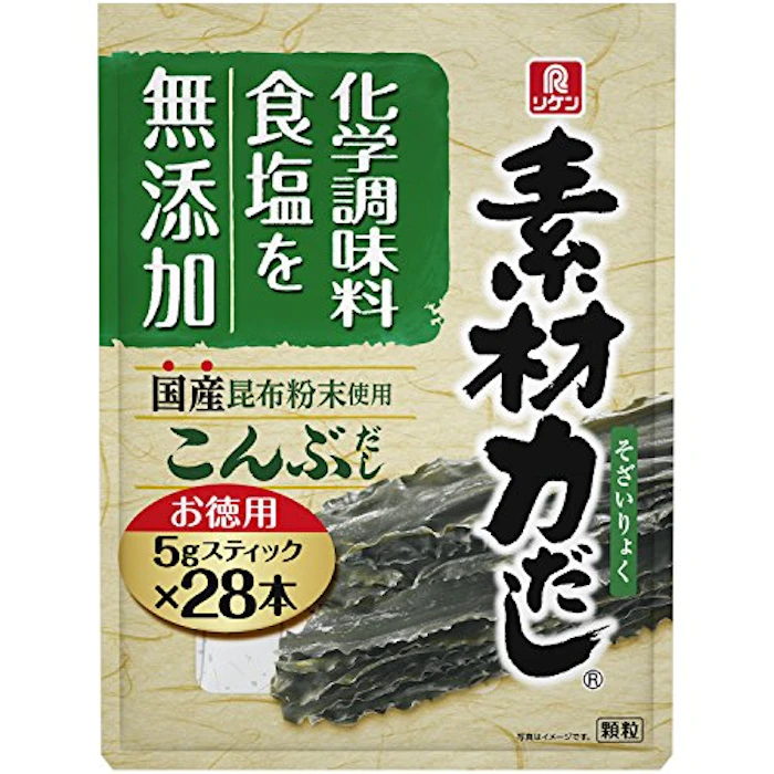 理研ビタミン 素材力 無添加こんぶだし お徳用 1枚目