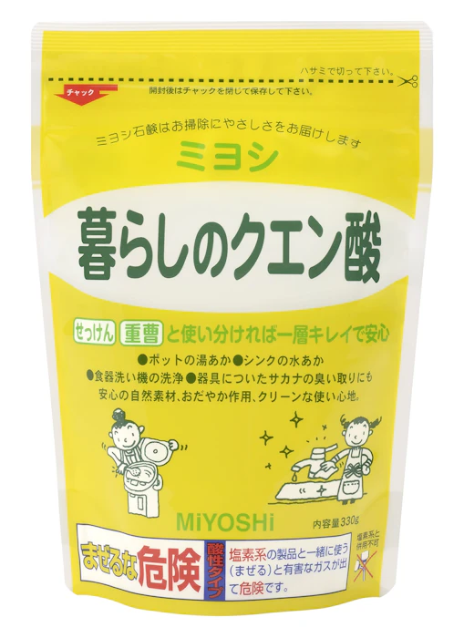 ミヨシ石鹸 暮らしのクエン酸 330g 3枚目