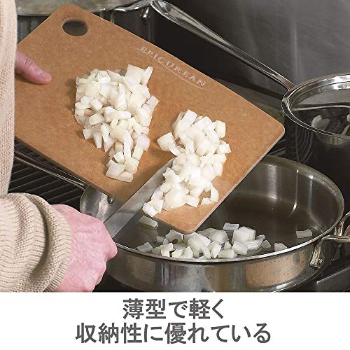 epicurean エピキュリアン 木製 まな板 ブラック S/M 2枚入 食洗機対応 3枚目