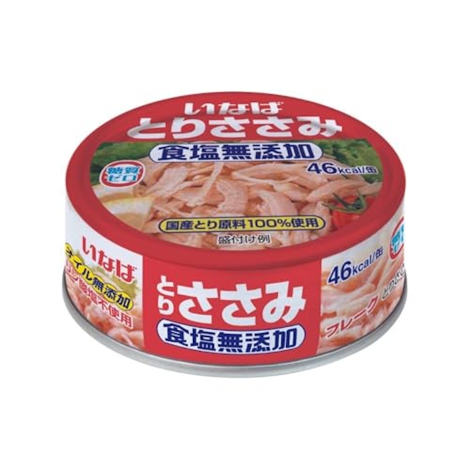 いなば食品 いなば 国産とりささみフレーク食塩無添加 1枚目