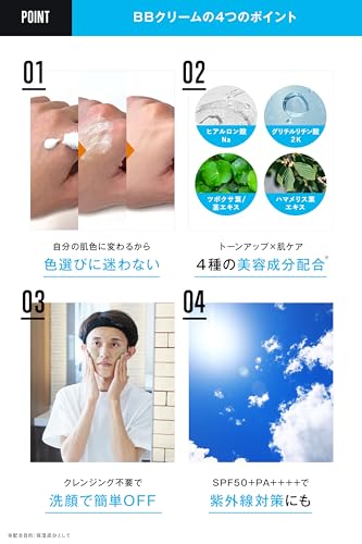 STORiiY株式会社 THE FUTURE カラーチェンジBBクリーム 25g メンズ BBクリーム ニキビ跡 毛穴カバー (COOL) 4枚目