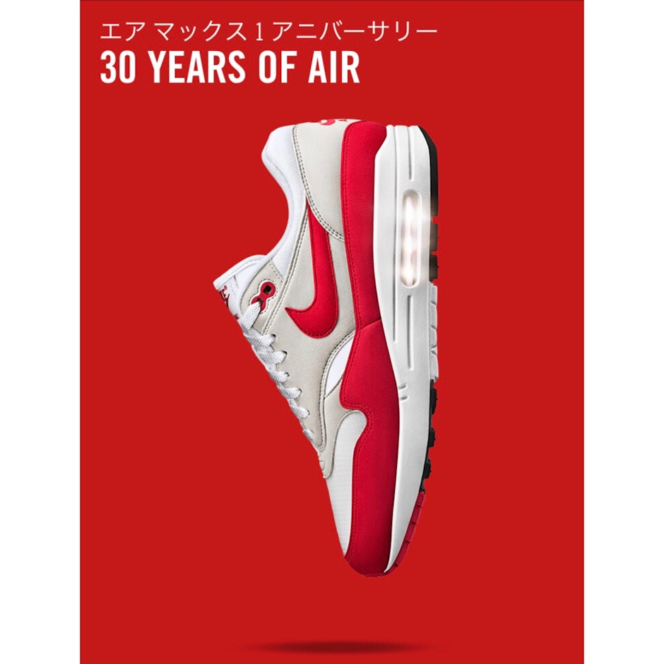 NIKE(ナイキ) AIR MAX 1 ANNIVERSARY エアマックス1 アニバーサリー 908375-103 3枚目