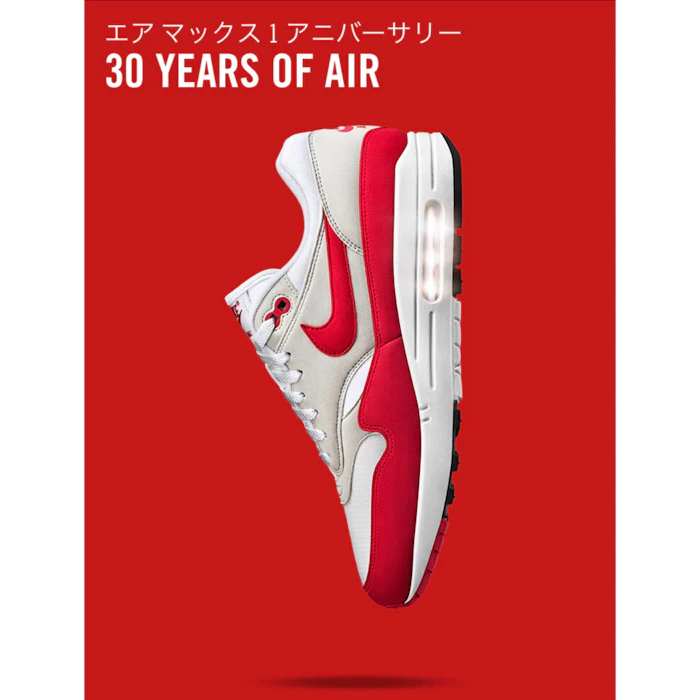 NIKE(ナイキ) AIR MAX 1 ANNIVERSARY エアマックス1 アニバーサリー 908375-103 3枚目