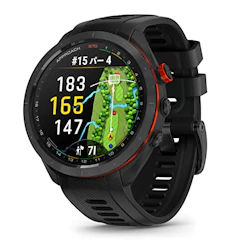 GARMIN ガーミン(GARMIN) Approach S70 47mm Black AMOLED(有機EL)ディスプレイ搭載 ゴルフウォッチ GPSマップ Suica対応 バーチャルキャディ 010-02746-22 【日本正規品】 1枚目