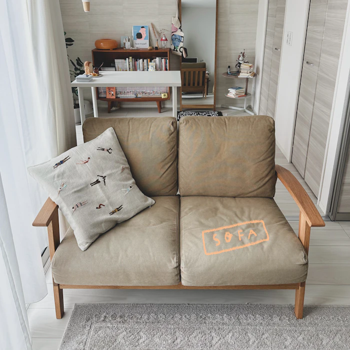 URBAN RESEARCH DOORS BOTHY Frame Sofa 2シーター 1枚目