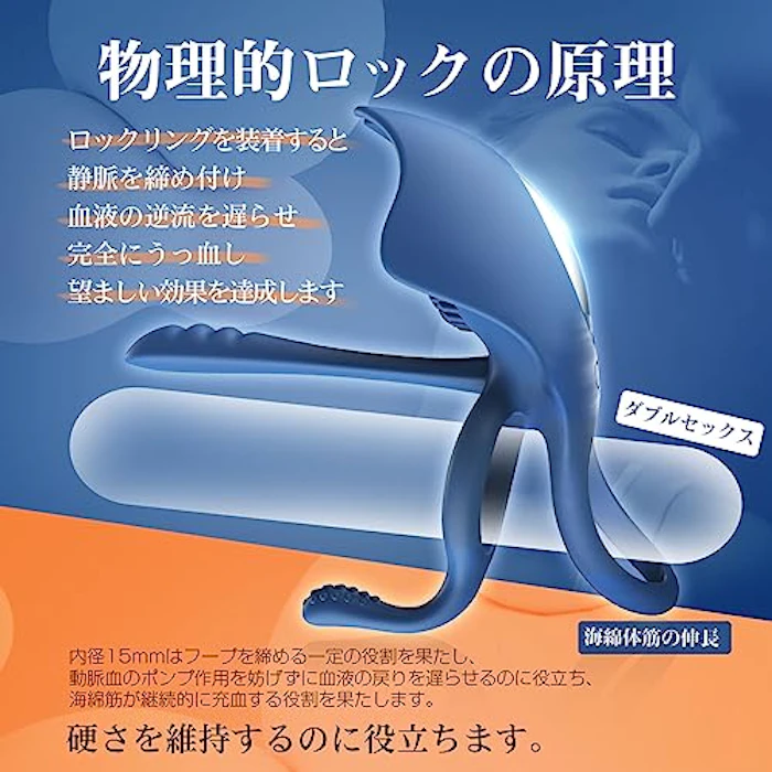 SVAKOM SVAKOM イカバイブ カップルで使えるコックリング 【11*5種類激振多点刺激-セッ〇スをうまくイかせる神グッズ】【アプリコントロール 遠隔操作 伸縮性 カップル向け】 イカバイブ 青いバイブ ペニスリング クリ責め アナルマッサージ 男女共用バイブ 電動バイブ アダルトグッズ 2枚目
