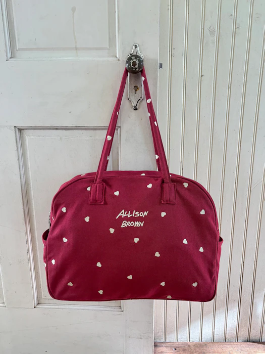 ALLISON BROWN Holiday Canvas Bag(Heart) 1枚目