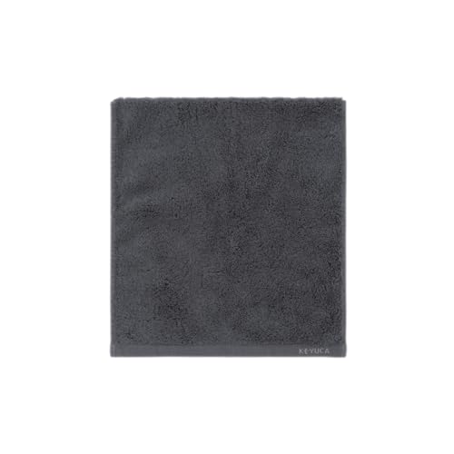 [ケユカ] KEYUCA [今治製] 抗菌防臭シャンカープレミアム フェイスタオル ダークグレー 34×75cm 1枚目