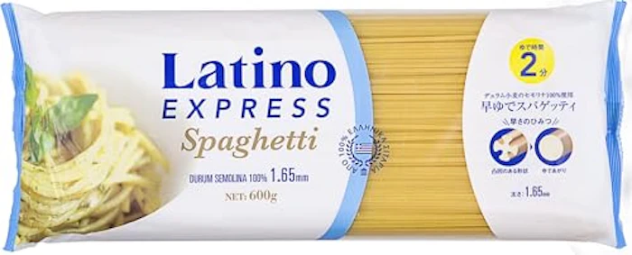 ユリマック Latino エクスプレス 早ゆでスパゲッティ 600g 1枚目
