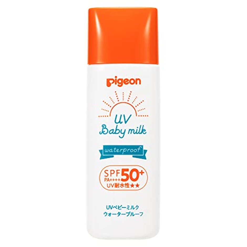 ピジョン Pigeon UVベビーミルク ウォータープルーフ SPF50+ 50g 2枚目