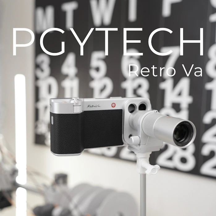 PGYTECH RetroVa オールインワンセット(iPhone 17 Pro用 / グラファイトブラック) 1枚目