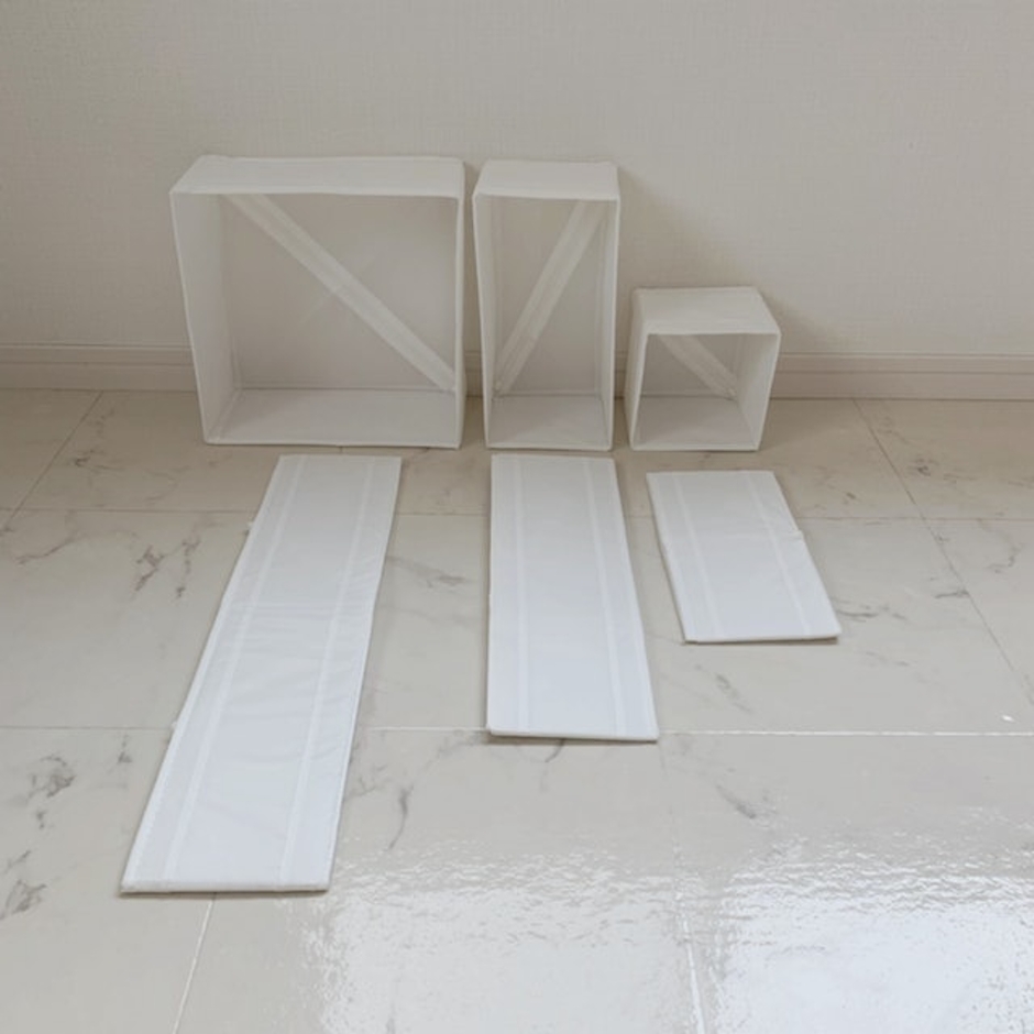 IKEA SKUBB ボックス6点セット ホワイト 80192632 2枚目