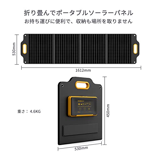 POWERNESS POWERNESS ソーラーパネル 120W LCDディスプレイ付き 12枚目