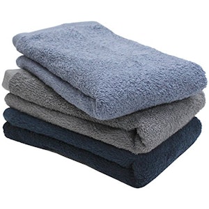 色:アソートメント3色(01) サイズ:ビッグフェイスタオル(約40×100cm) hiorie(ヒオリエ) 日本製 ビッグフェイスタオル 約40*100cm 制菌防臭加工 ホテルスタイルタオル 3枚セット アソート3色01 1枚目