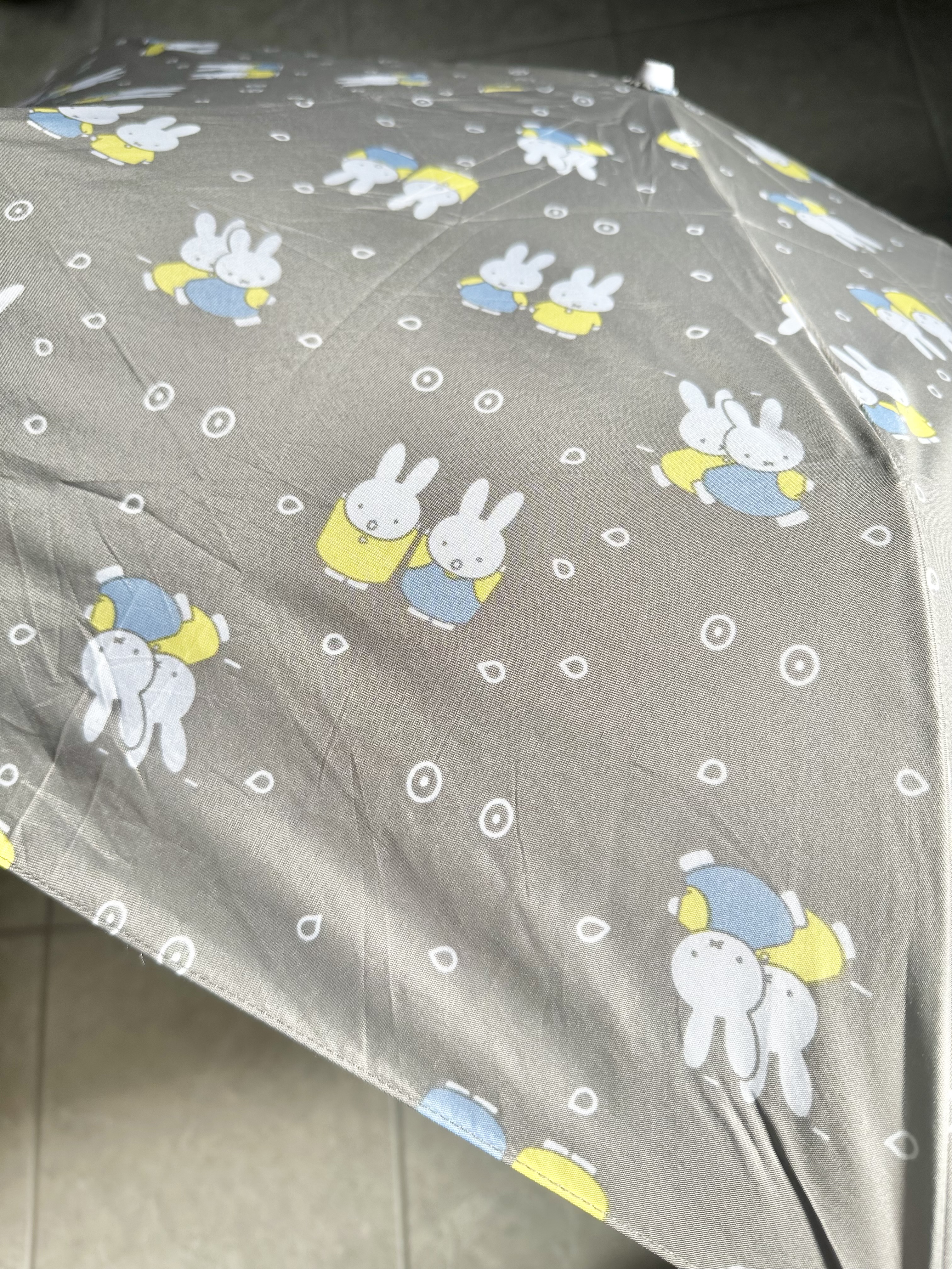 ミッフィー miffy 折りたたみ 傘 レディース キッズ 55cm 手開き 軽量 耐風 雨傘 ミニ コンパクト 子供 ジュニア ボリス  3枚目