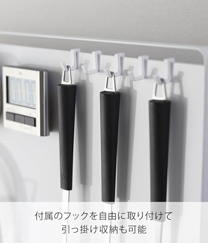 山崎実業 キッチン自立式スチールパネル タワー縦型 4枚目