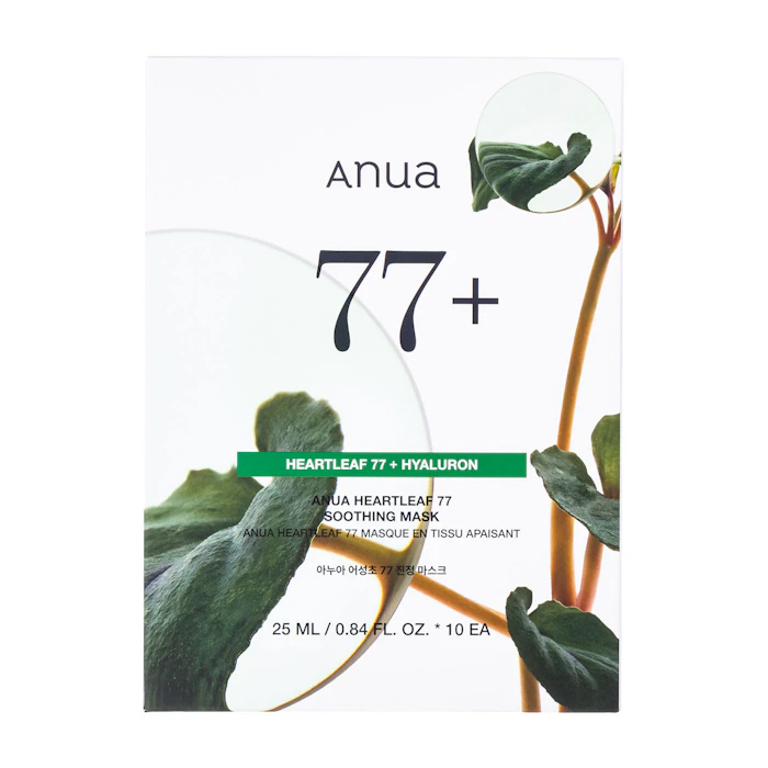 Anua ドクダミ77スージングシートマスク 10枚入り 1枚目