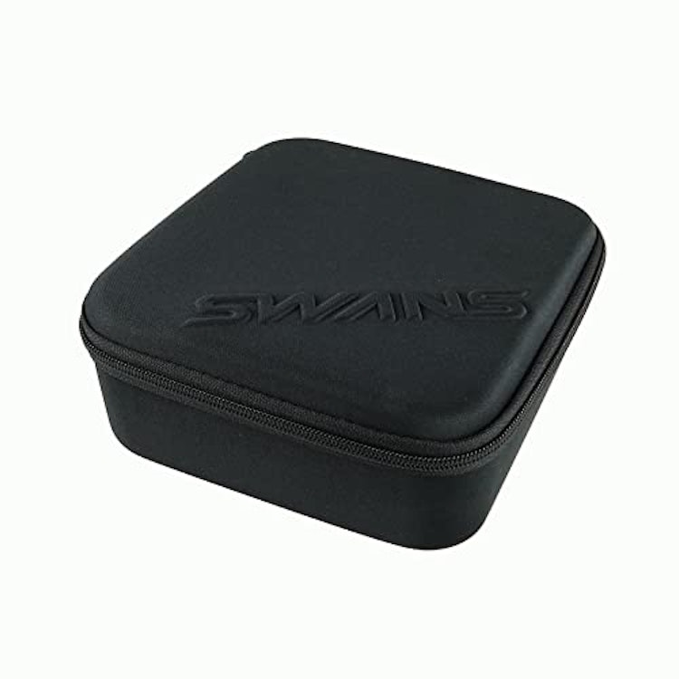 SWANS(スワンズ) サングラスケース ファスナー式 サングラス用 セミハードタイプ カラビナ付き 1枚目