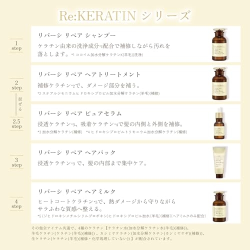 Re:KERATIN(リケラチン) Re:KERATIN(リケラチン) リバーシ リペア シャンプー 400ml 8枚目